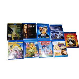 Blu Ray DVD Lot Jungle Books 2012 Kung Fu Panda Kids Y2k Movies Movie TV Film